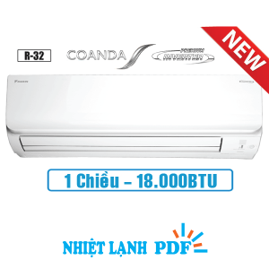 Điều Hòa Daikin 1 chiều 18.000BTU inverter FTKC50UVMV