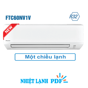 Điều hòa Daikin 1 chiều 21.000BTU FTC60NV1V