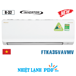 Điều hòa Daikin 12000 BTU 1 chiều inverter FTKA35VAVMV