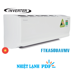 Điều hòa Daikin 18000BTU 1 chiều inverter FTKA50UAVMV