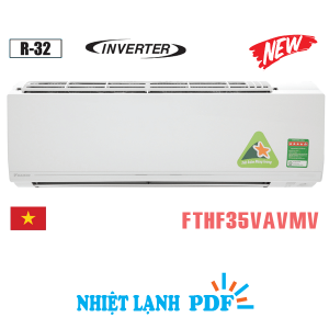 Điều hòa Daikin 2 chiều 12000BTU inverter FTHF35VAVMV