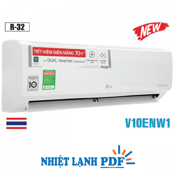 Điều hòa LG 9000BTU 1 chiều inverter V10ENW1