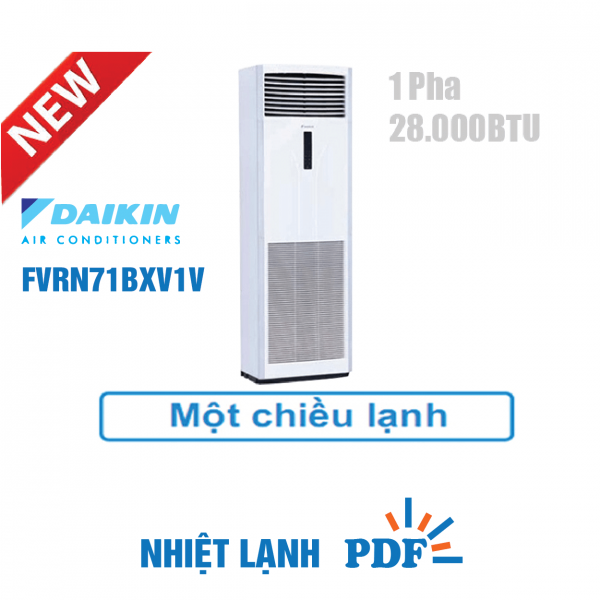 Điều hòa tủ đứng Daikin 28.000Btu 1 pha FVRN71BXV1V RR71CBXV1V