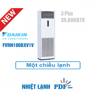 Điều hòa tủ đứng Daikin 36.000Btu 3 pha FVRN100BXV1V RR100DBXY1V